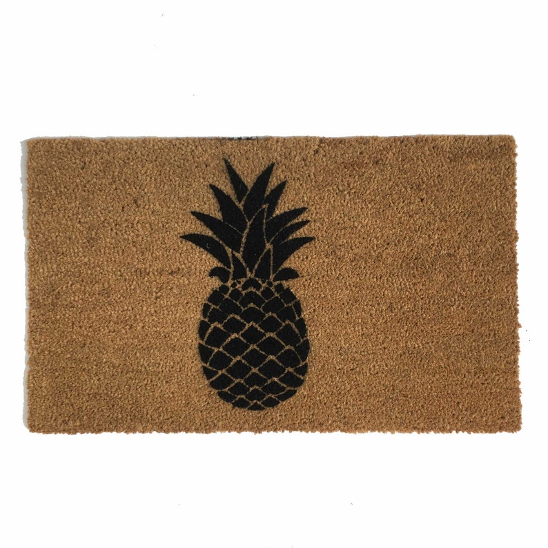 Pineapple tropical mat boho style home doormat Etsy
