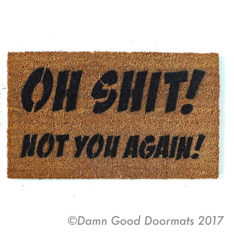 Matt™ funny door mat doormat gifts for him under 50 Etsy