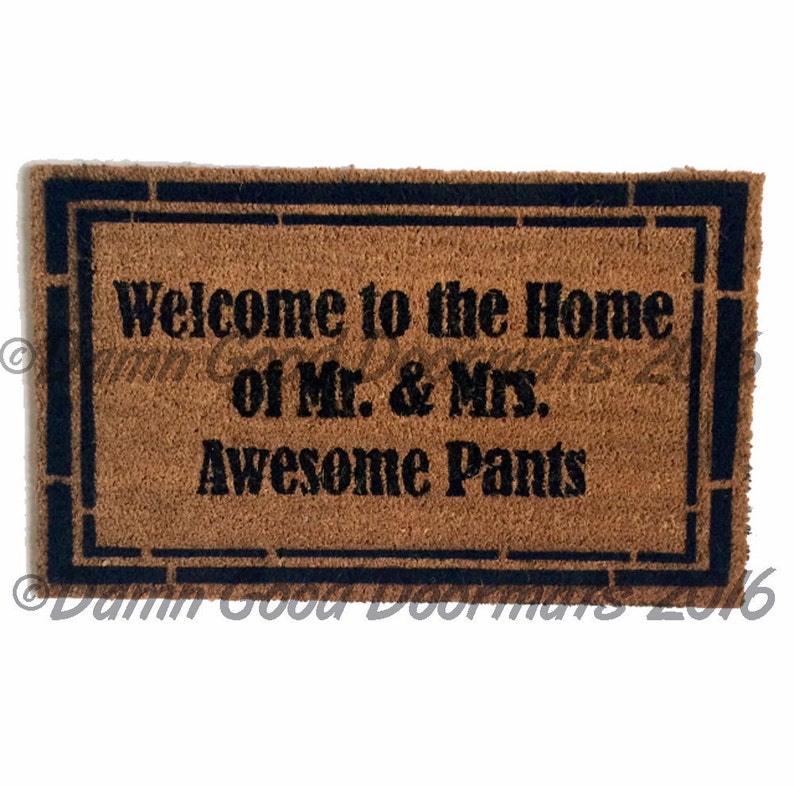 Matt™ funny door mat doormat gifts for him under 50 Etsy