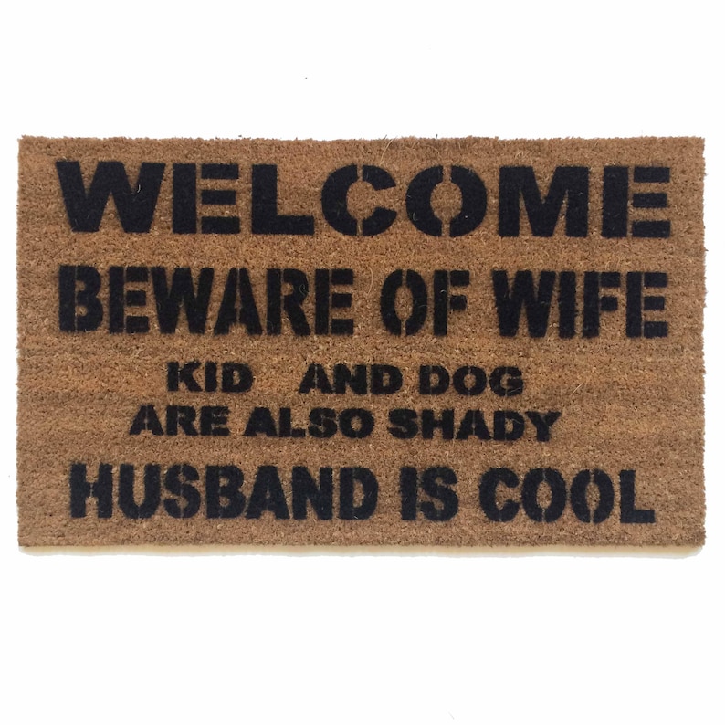 Matt™ funny door mat doormat gifts for him under 50 Etsy