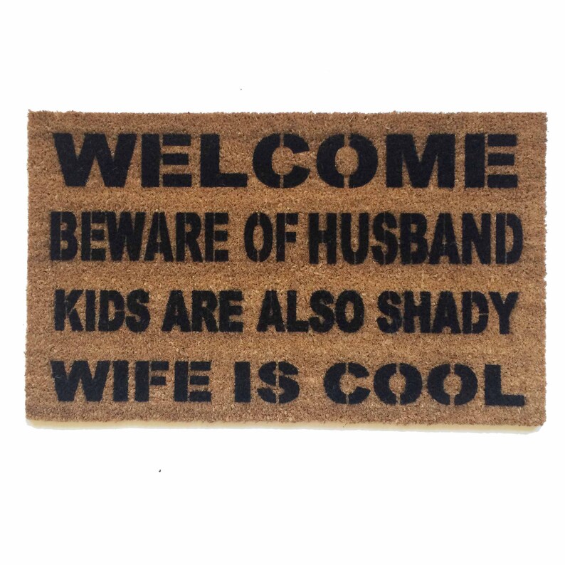 Matt™ funny door mat doormat gifts for him under 50 Etsy