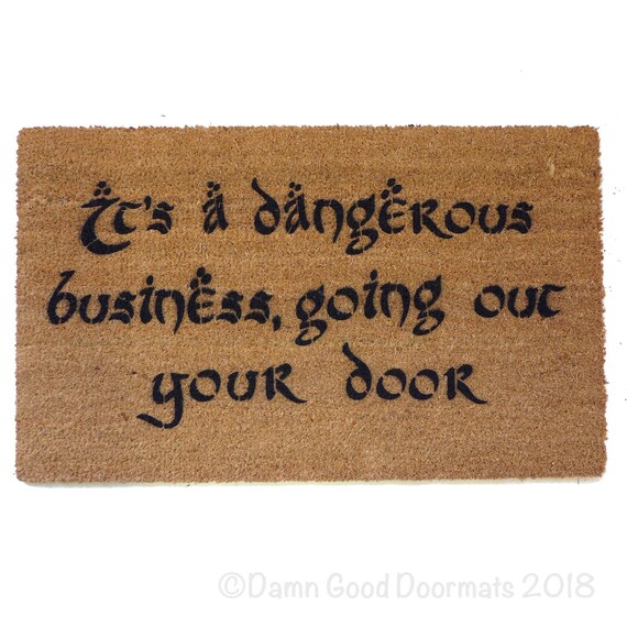 Tolkien Quote Mantra Doormat Not All Those Who Wander Are Lost Door Mat Geek Stuff New Nerdy House Gifts Doormatt New House Gift