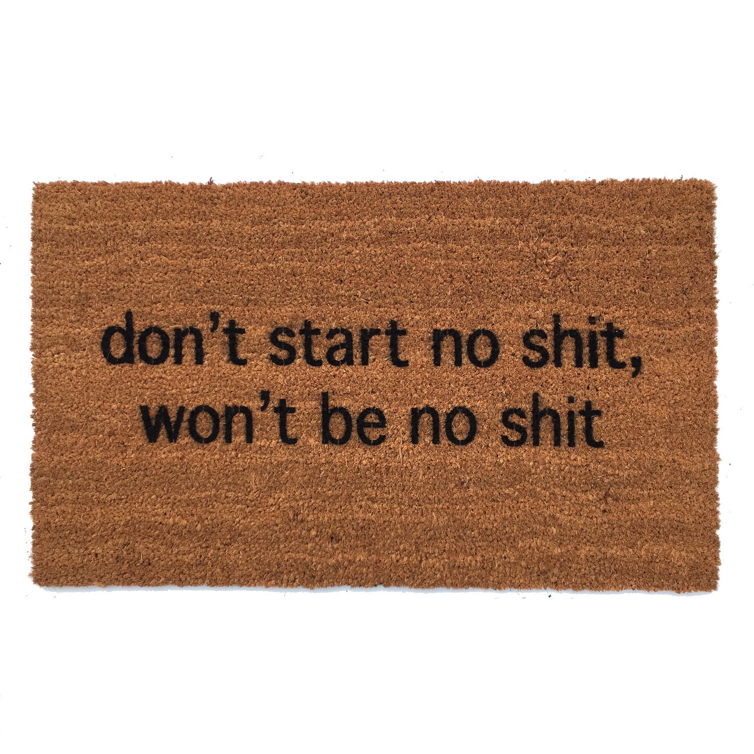 The Bullshit stops here funny doormat rude door mat go away Etsy