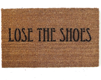 Lose the shoes - doormat entrance outdoor eco friendly neat freak clean house shoes off doormatt new house gift