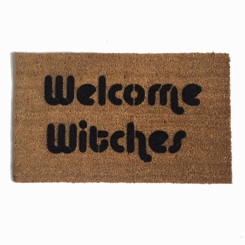 Welcome Witches Halloween Spooky Porch Decor Hocus Pocus Etsy