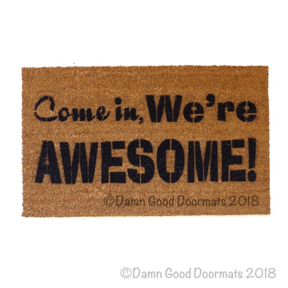 Home Of The Duke Dutchess Of Awesome Doormat Wedding Etsy