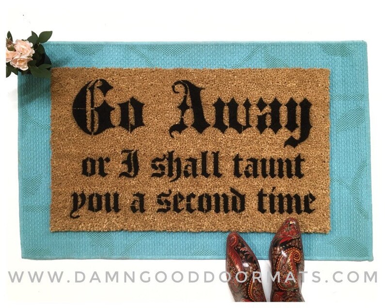 Tolkien Where there/'s hope there/'s life geek doormat nerd gift eco friendly outdoor coir doormatt new house gift