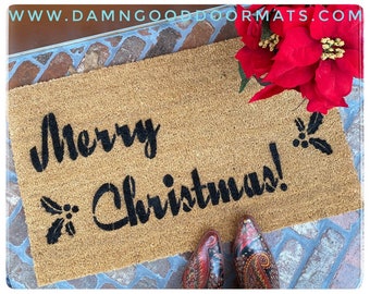 Merry Christmas doormat x-mas decor Holiday decor doormatt new house gift