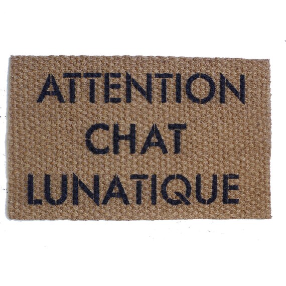 Attention Chat Lunatique Warning Crazy Cat Cat Lover Cat Lady Etsy Attention Chat Lunatique Warning Crazy Cat Cat Lover Cat Lady Etsy