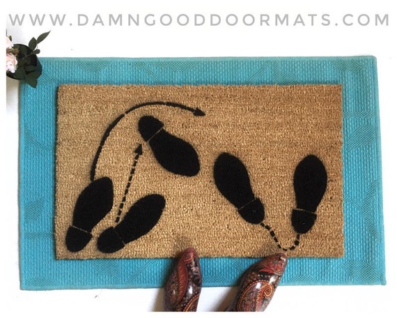 1950 S Dancing Feet Mat Doormat Kitsch Boho Style Doormatt Etsy