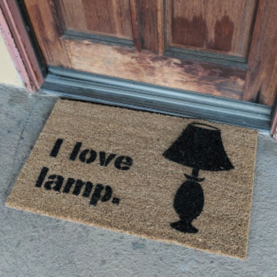 I Love Lamp Door Mat Anchorman Funny Welcome Mat Eco Friendly Outdoor Doormat Geek Nerdy Linux Apache Mysql Php Coder Gift Doormatt