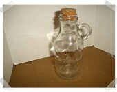 Vintage clear glass Jug with handle measurements Home Decor