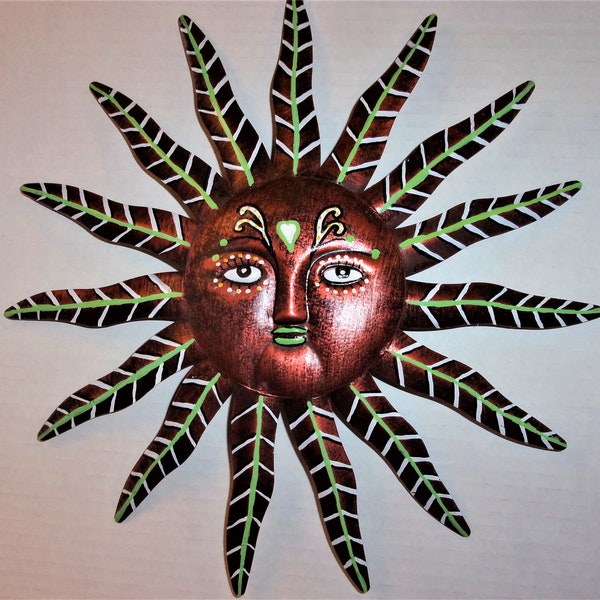 Metal Sun Wall Decoration/Hand painted*/2 Choices/ Home Decor/Supplies*