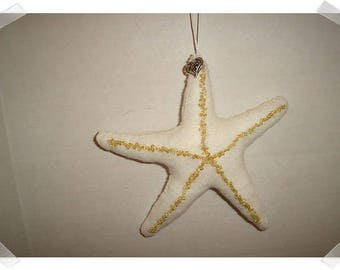 Large Starfish Ornament*/Made of Felt/ Handmade/**Made to Order**