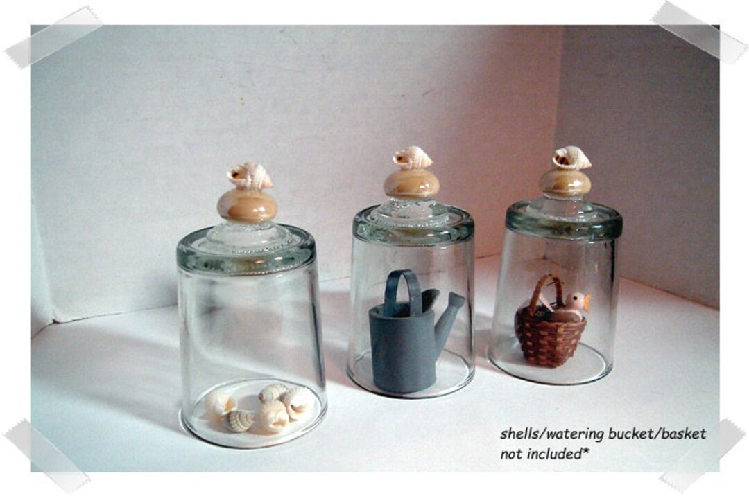 Glass Clochessmall Size/ Set of 3 /recycled/home Décor Etsy