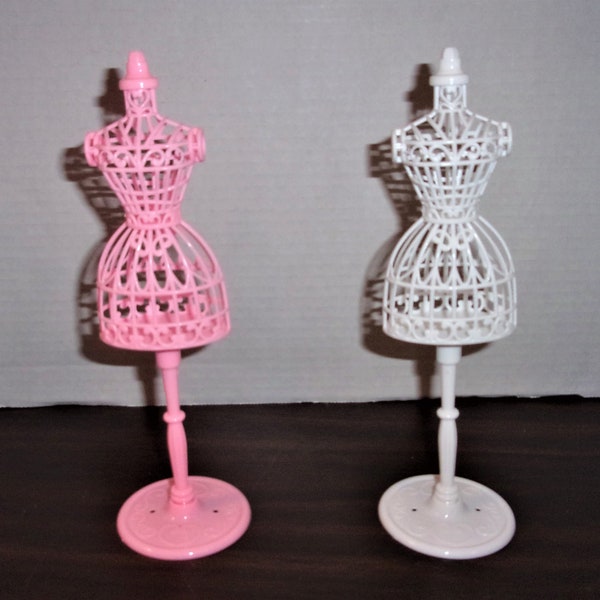 Doll Mannequin/Pink or White Plastic/Craft Supplies*