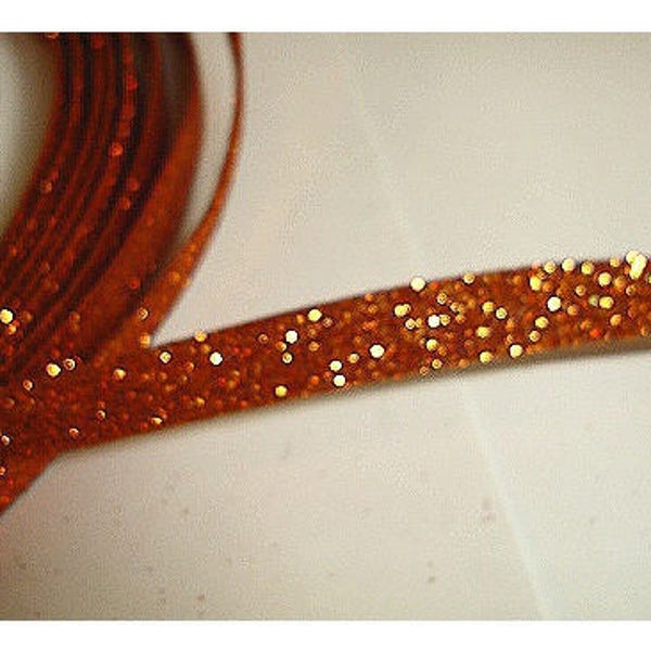 Copper Finish Metallic Strapping Trim/ Assorted Yardage/ Craft Supplies*