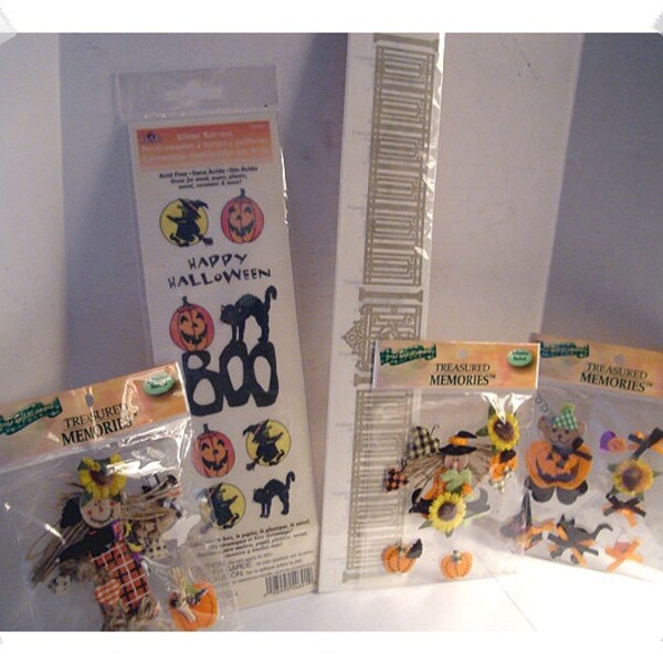 Halloween Scrapbooking Lot / Assorted/ Craft Supplies*