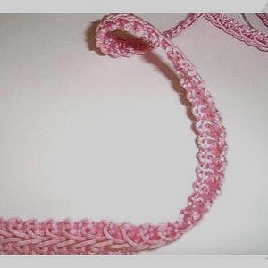 Grimp Braided Trim- 5/8&quot; wide/ Color- Pink/ Assorted yardage/ Craft Supplies*