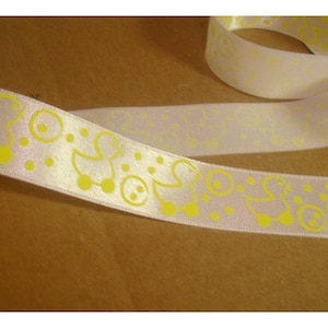Yellow & White Ribbon, Bees OR Toy Ducks/Assorted Yardages/Craft Supplies*
