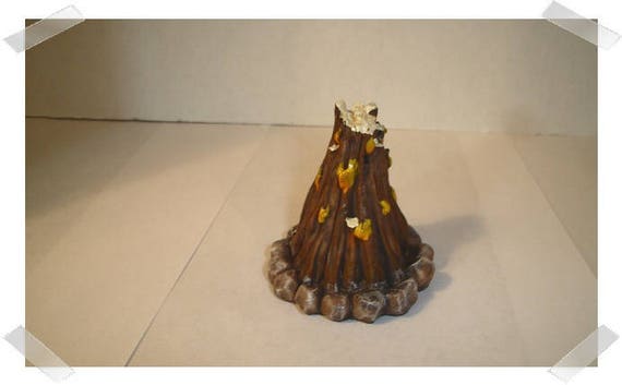 Miniature Dollhouse FAIRY GARDEN Furniture ~ Tan Resin Fish Fountain ~ NEW