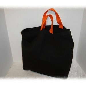 Halloween Canvas Trick or Treat Bag/Handmade/ Last one in stock image 3