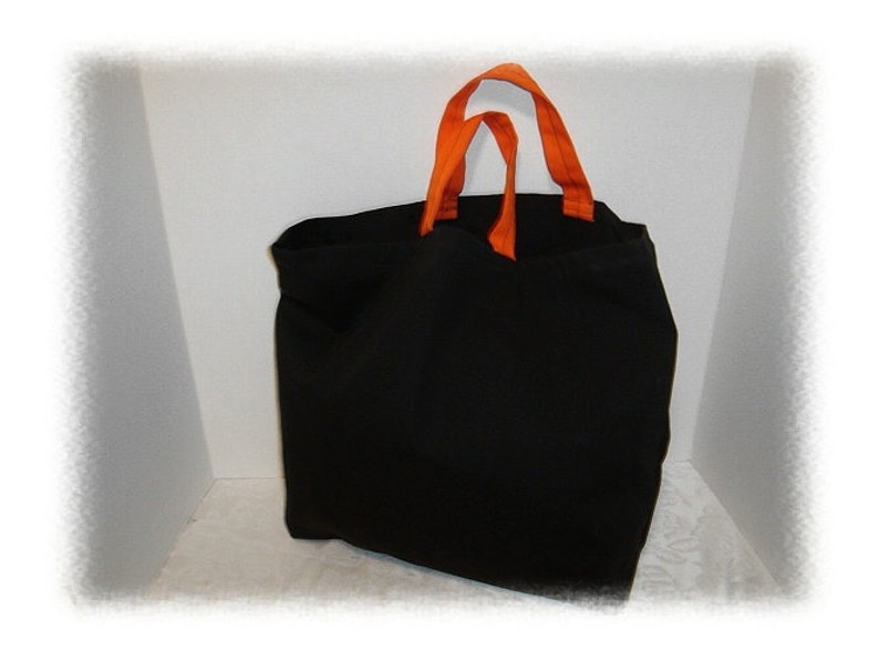 Halloween Canvas Trick or Treat Bag/Handmade/ Last one in stock image 3