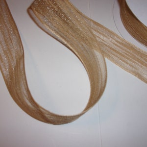 Natural Rustic Jute Ribbon Trim// 1 1/2&quot; wide/ Assorted Yardage/ Craft Supplies*/ (A)