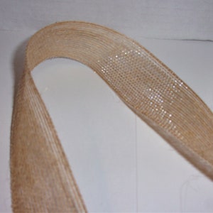Natural Jute Ribbon Trim// 1 1/2&quot; wide/ Assorted Yardage/ Craft Supplies* (B)