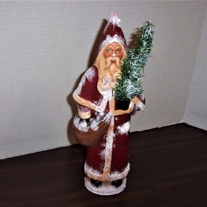 Primitive Santa Decoration/ 10 3/4&quot; tall/ Holiday Decor/Supplies* (#11)