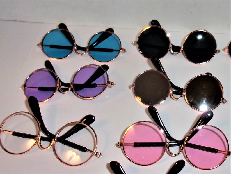 Doll Glasses/ Doll Accessories /8 Color Choices/ Minis Etsy