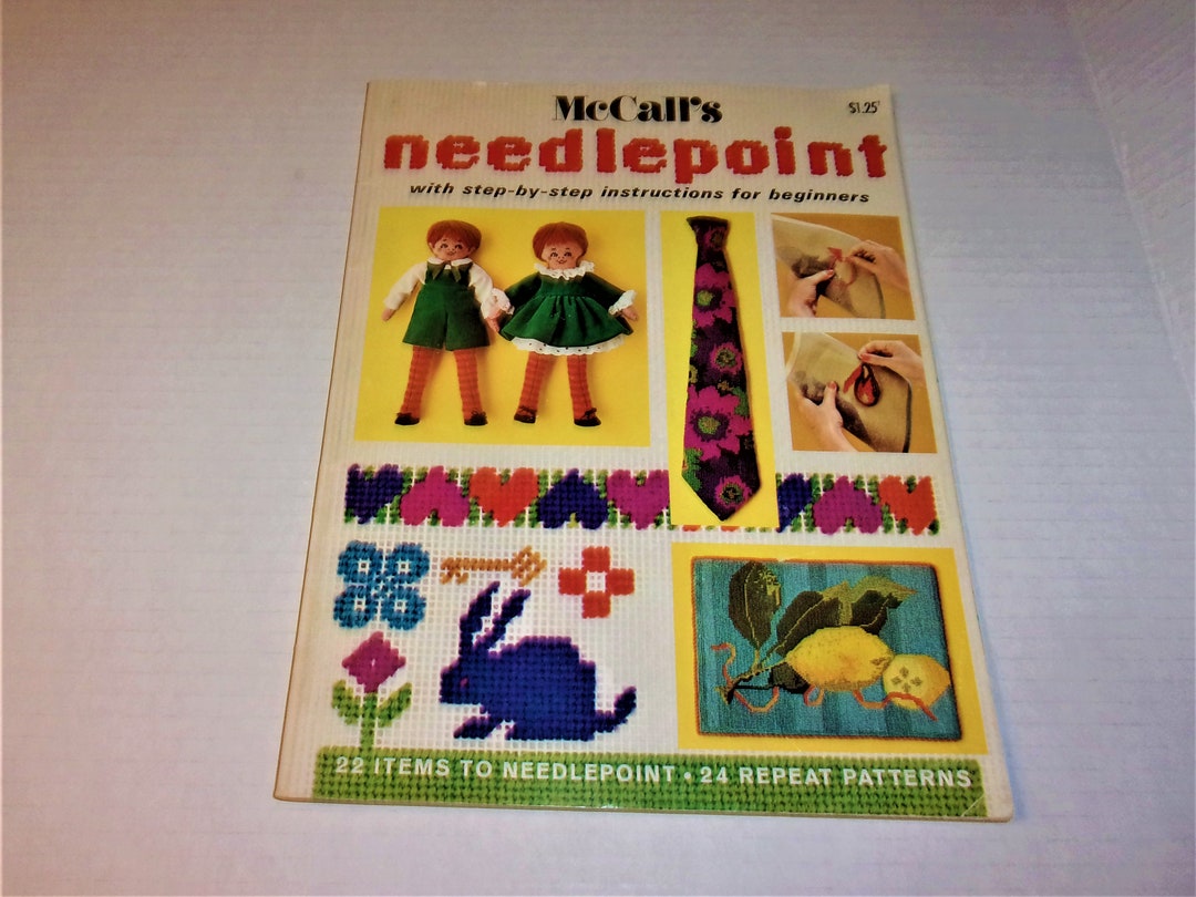 Mccall's Needlepoint/ Patterns & Instructions Book 2/ Books/supplies Etsy