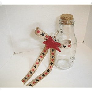 Clear Glass Jug with handle/Measurements /Cork/ Home Décor*