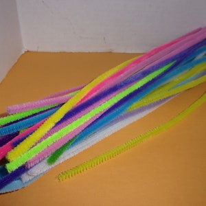 Colorful Chenille Stem Pipe Cleaners for DIY and Crafts - Pack of 300