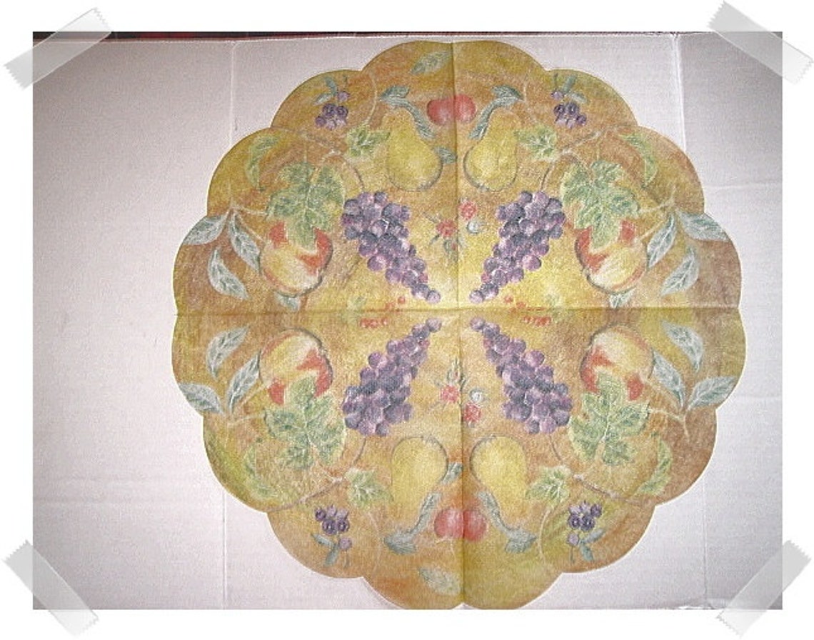 Rice Paper Round Napkins for Decoupage/ Assorted SETS & Etsy