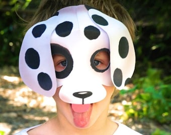 DIY Spotty Dog Mask Template: Printable Animal Costume (PDF)