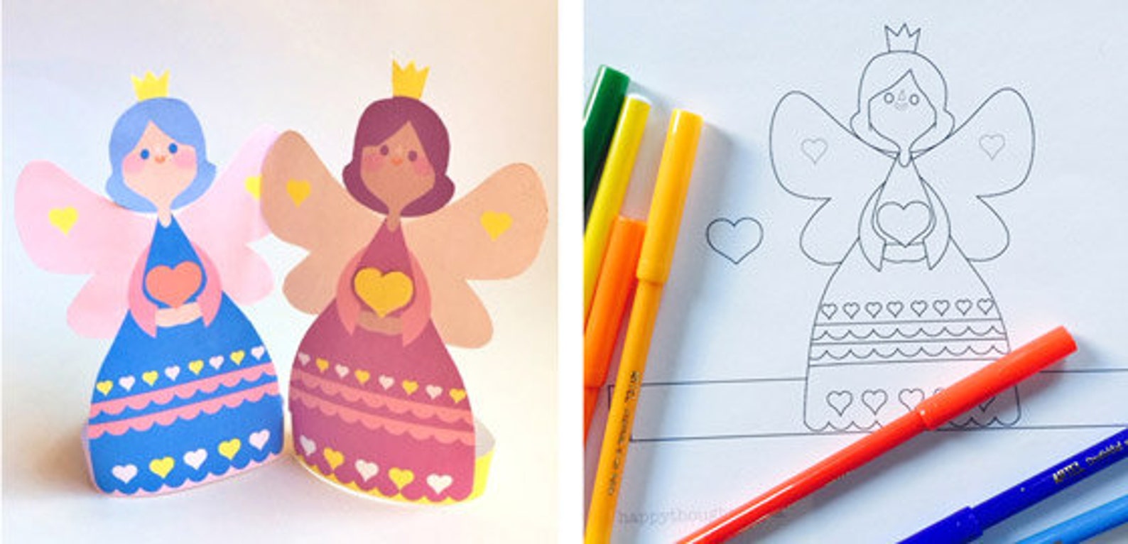 Valentine's Day Printables: DIY Ornaments, Cards, Gift Boxes (PDF ...