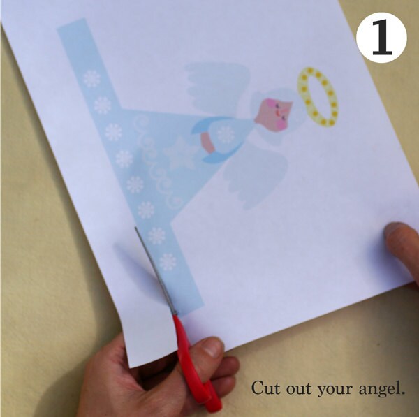 Gorgeous Christmas Angels Printable Paper Ornament Kit. - Etsy