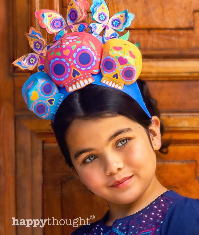 diy day of the dead headpiece