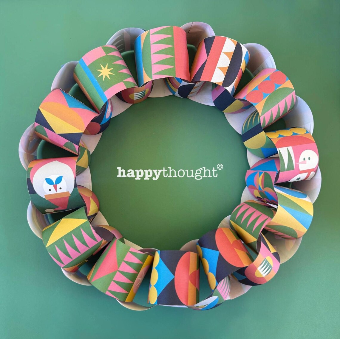 Paper Chain Garland Fish Tutorial Chunky Paper Chain Garland: DIY Paper Craft (digital PDF Download) - Etsy