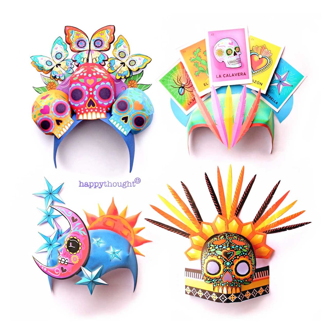 diy day of the dead headpiece