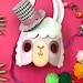 Llama Mask Template DIY No Sew Mask Pattern. Instantly Make a Llama ...