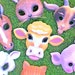 Cow Mask Template DIY No Sew Mask Pattern. Instantly Make a Paper 3D ...