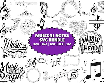 音符 SVG: ト音記号、音楽キーカットファイル (デジタルダウンロード)