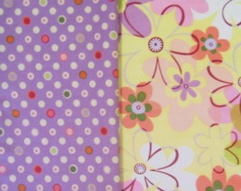 Funky Flowers Dotty Dot Three Yard Set by Michael Miller