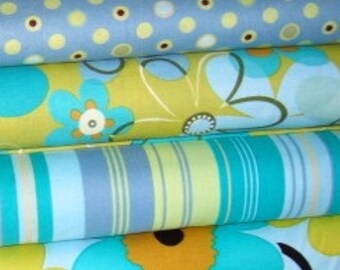 Funky Flowers Fat Quarter Set de Michael Miller