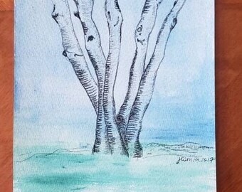 The Birch Trees III- Original