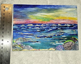 Sunset over the Sea