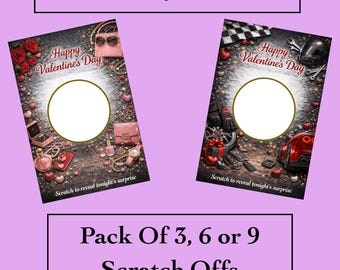 Tarjeta para raspar de San Valentín / Sorpresa romántica