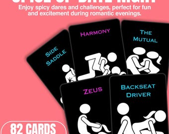 Juego de cartas picante para adultos: Una cita romántica para parejas